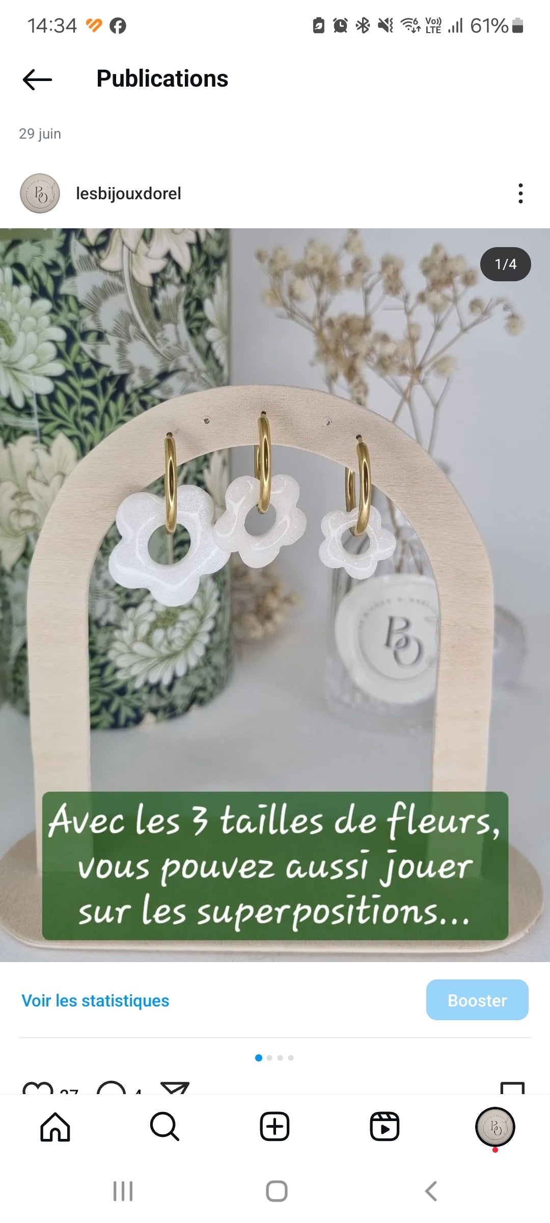 Créoles interchangeables Corels