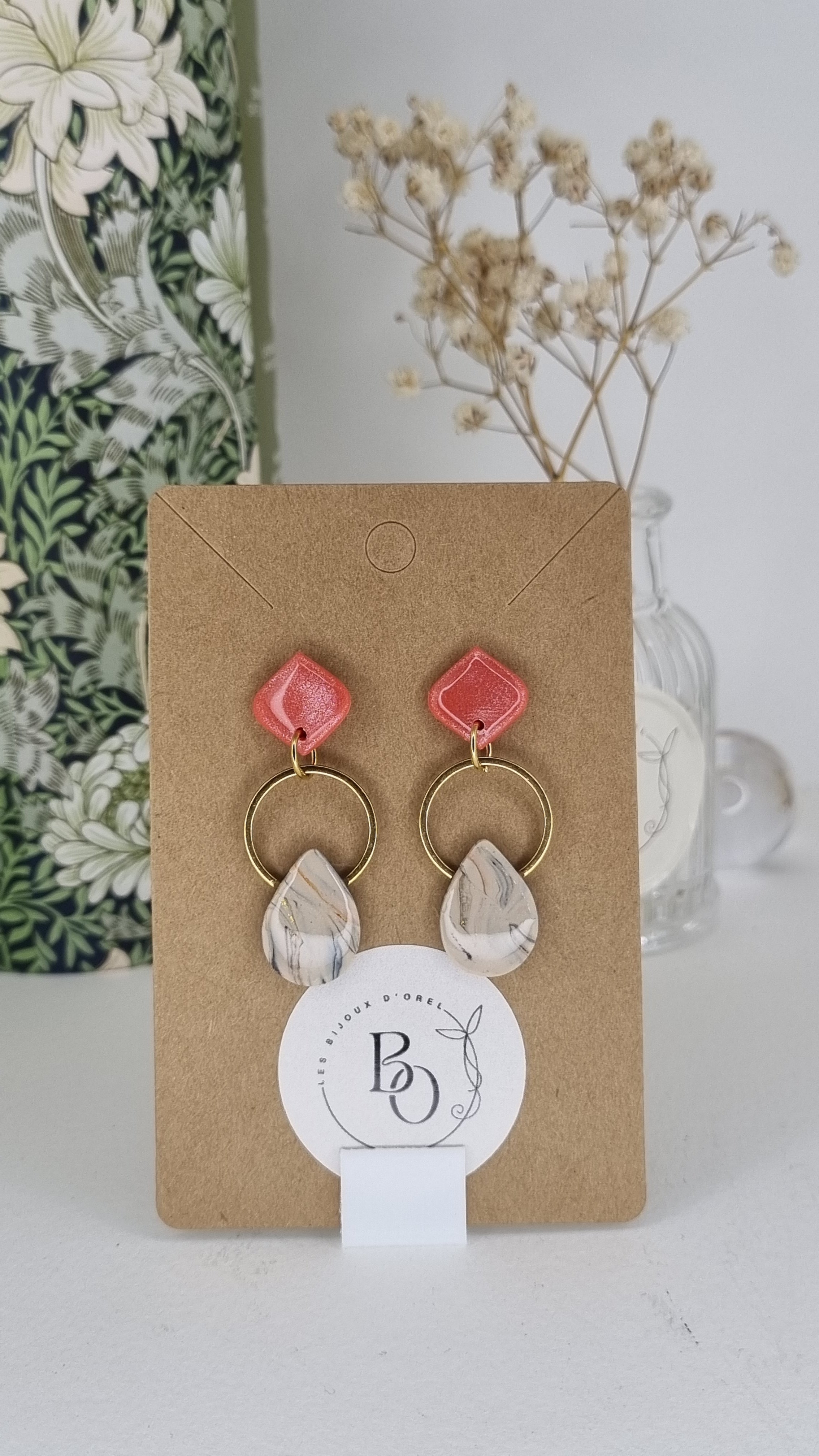 Boucles d'oreilles pendantes