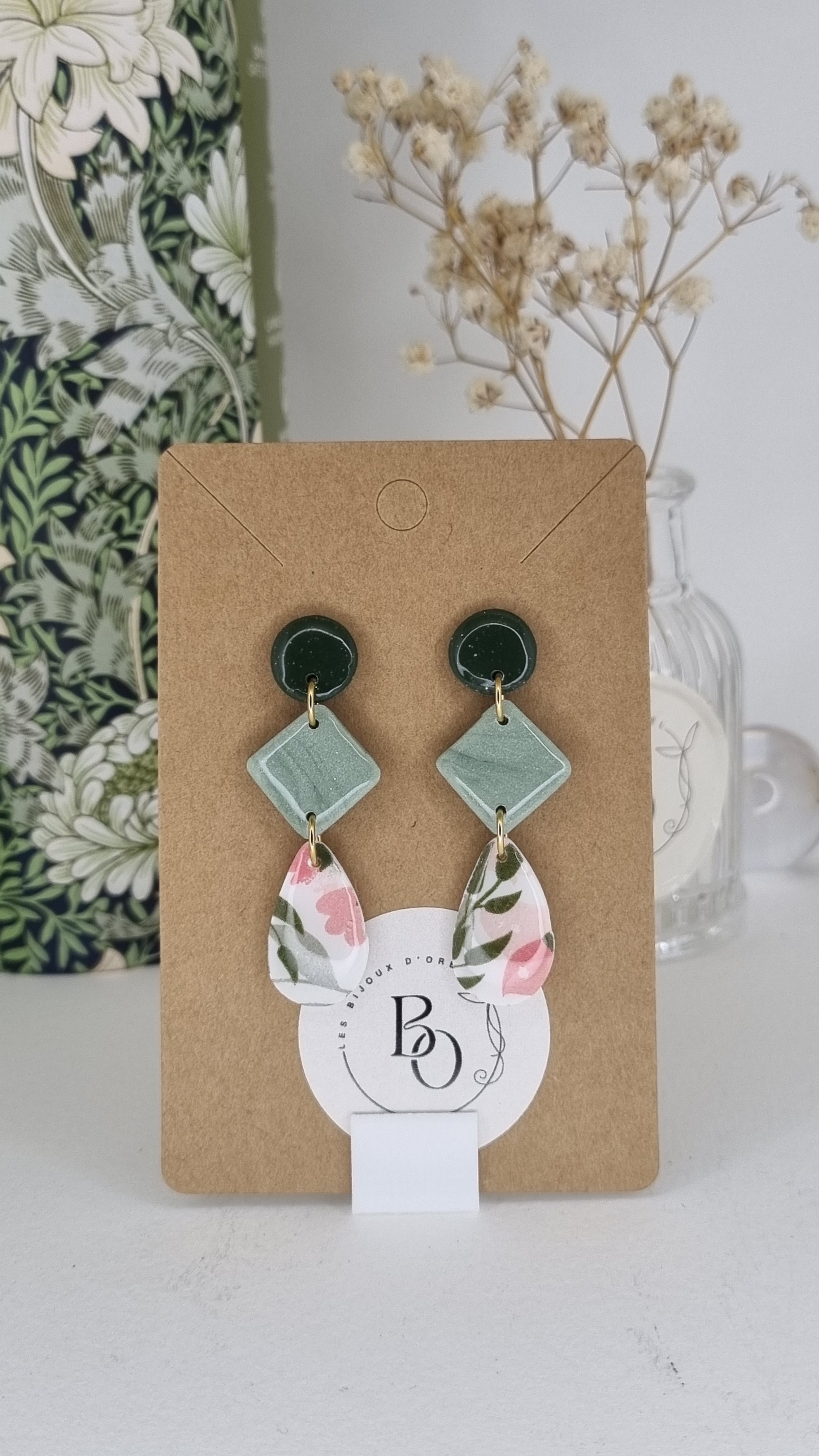 Boucles d'oreilles Flora