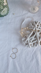 Créoles dorées fines