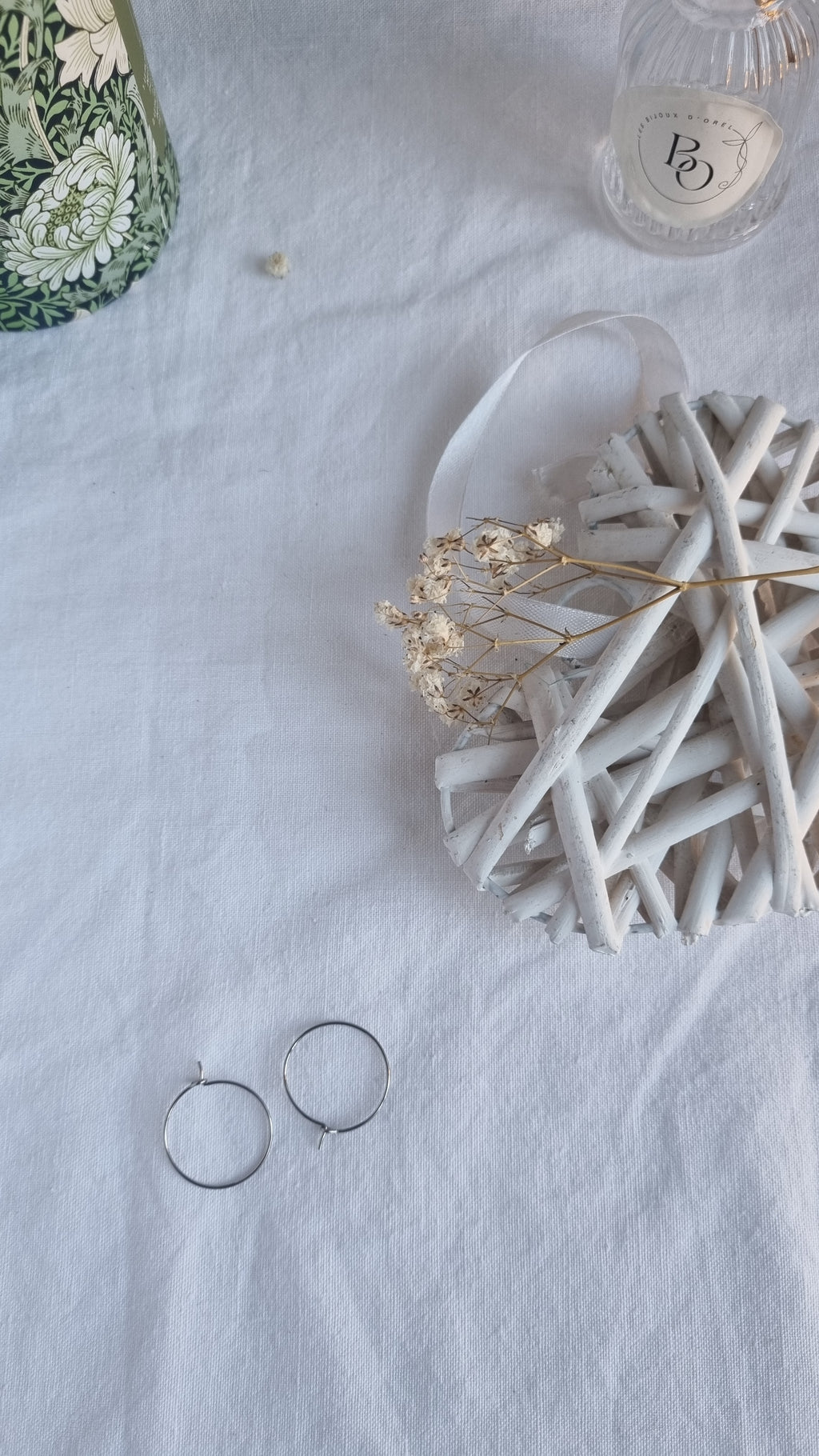 Créoles argentées fines