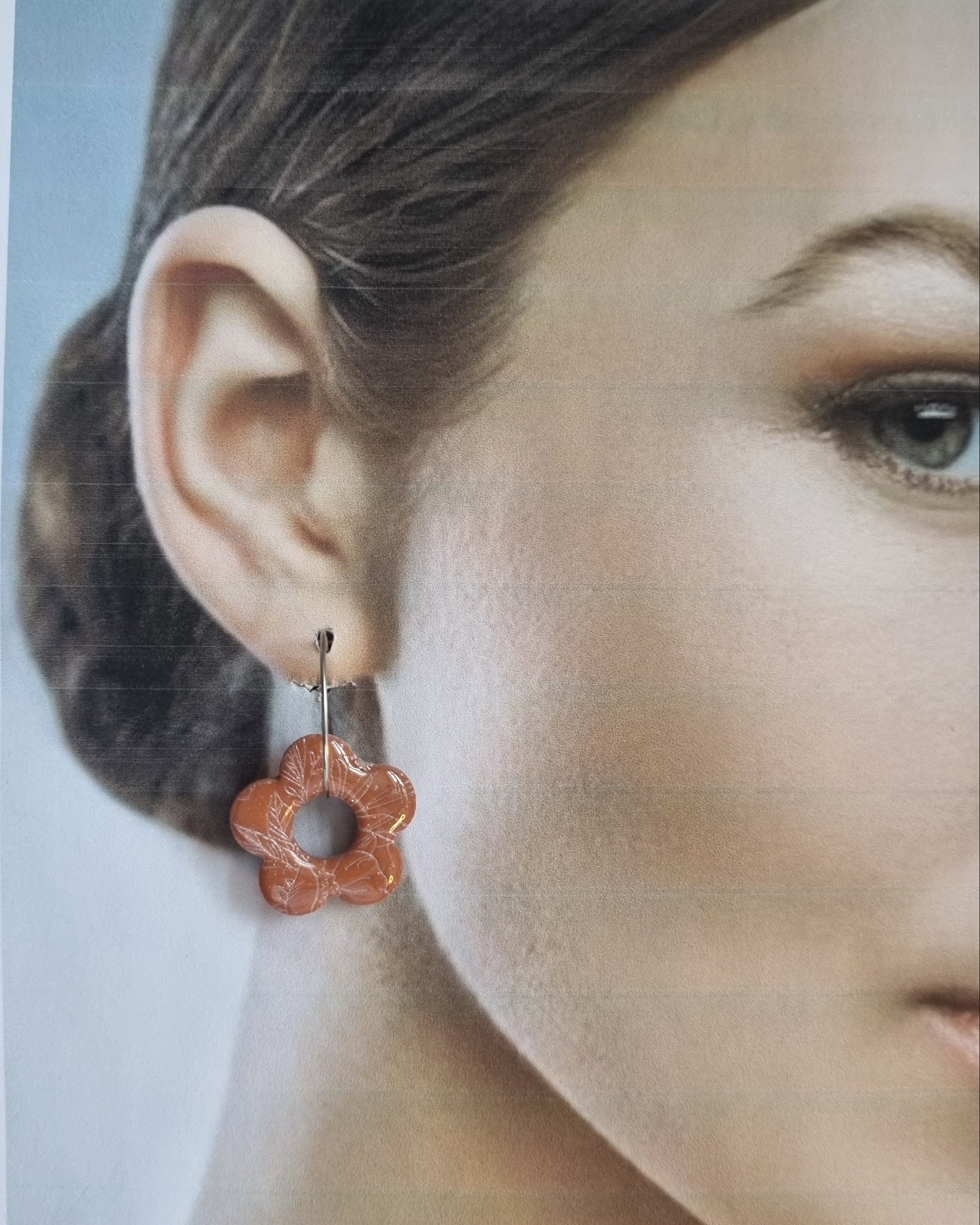 Créoles argentées fines