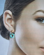 Créoles dorées clip petites (oreilles non percées)