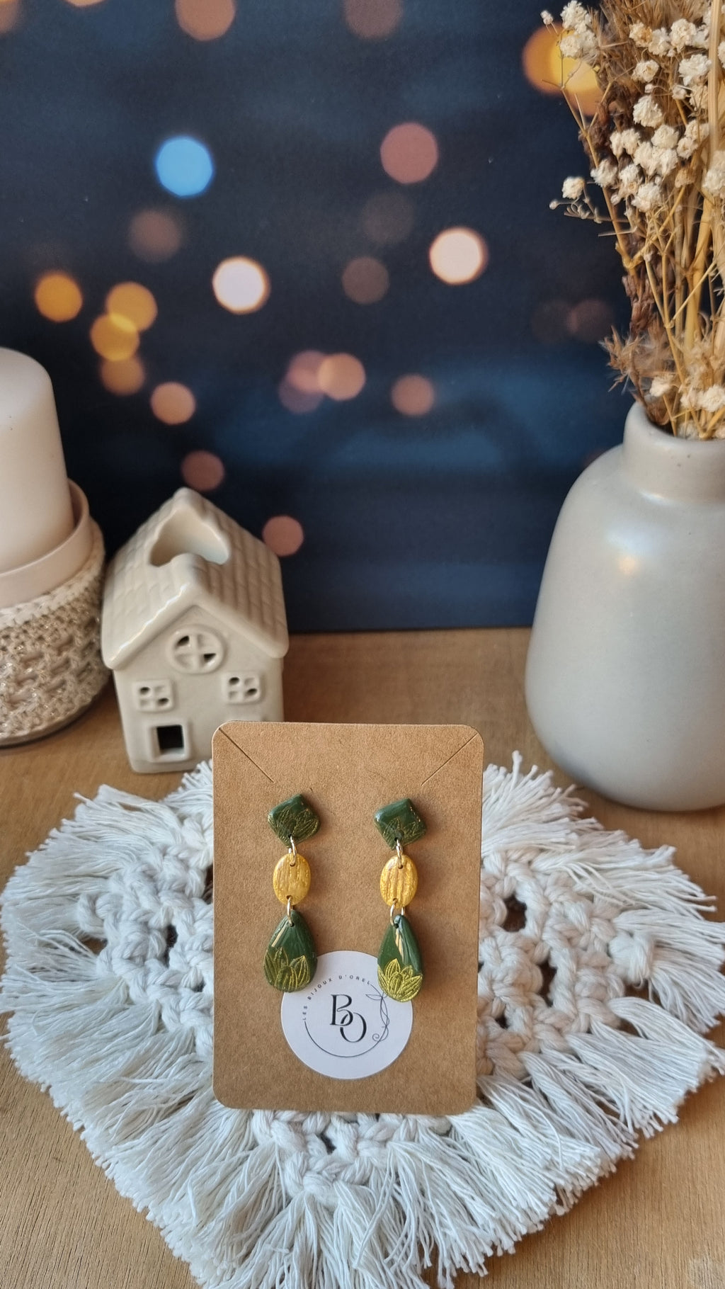 Boucles d'oreilles Maëlle