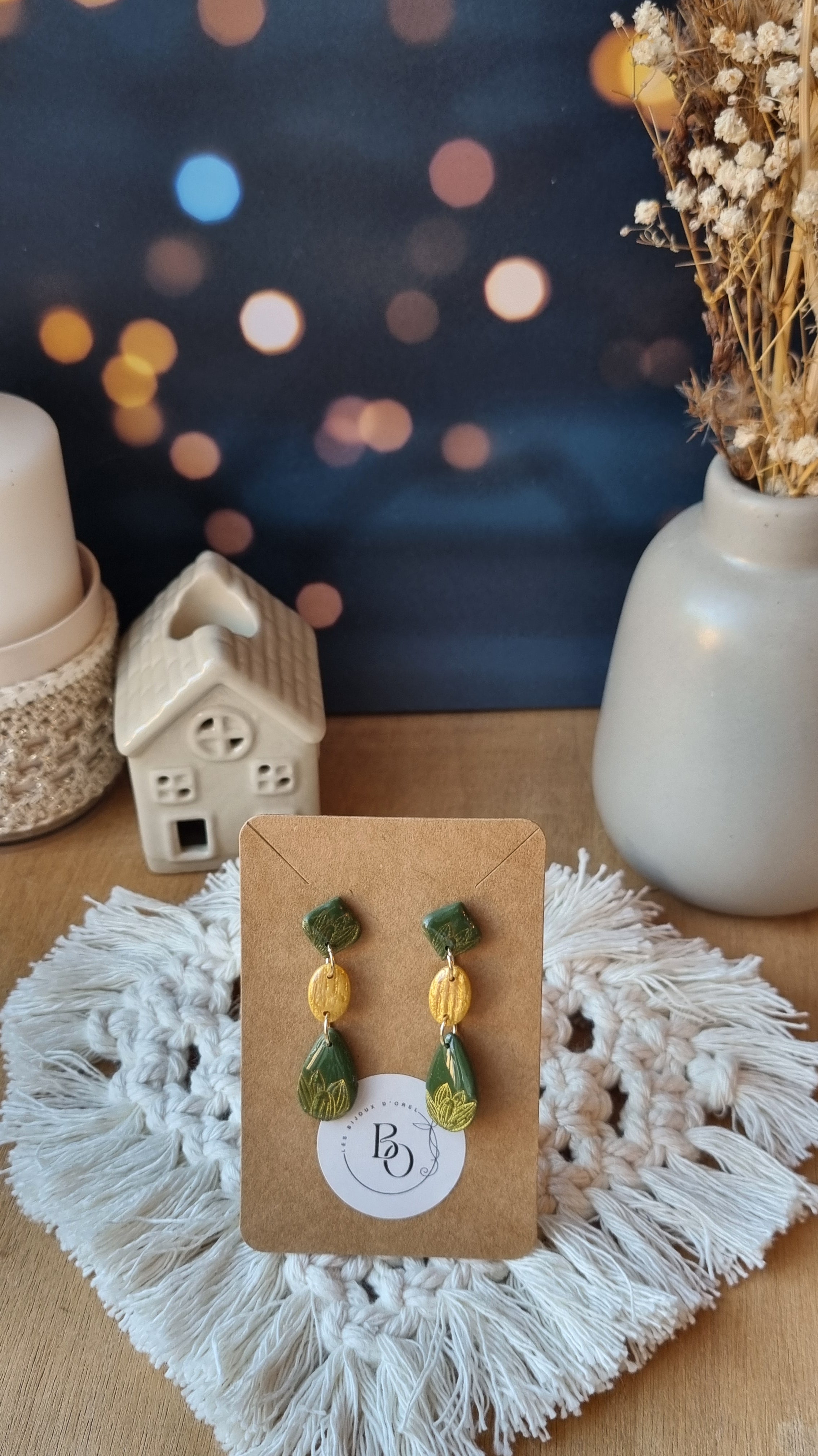 Boucles d'oreilles Maëlle