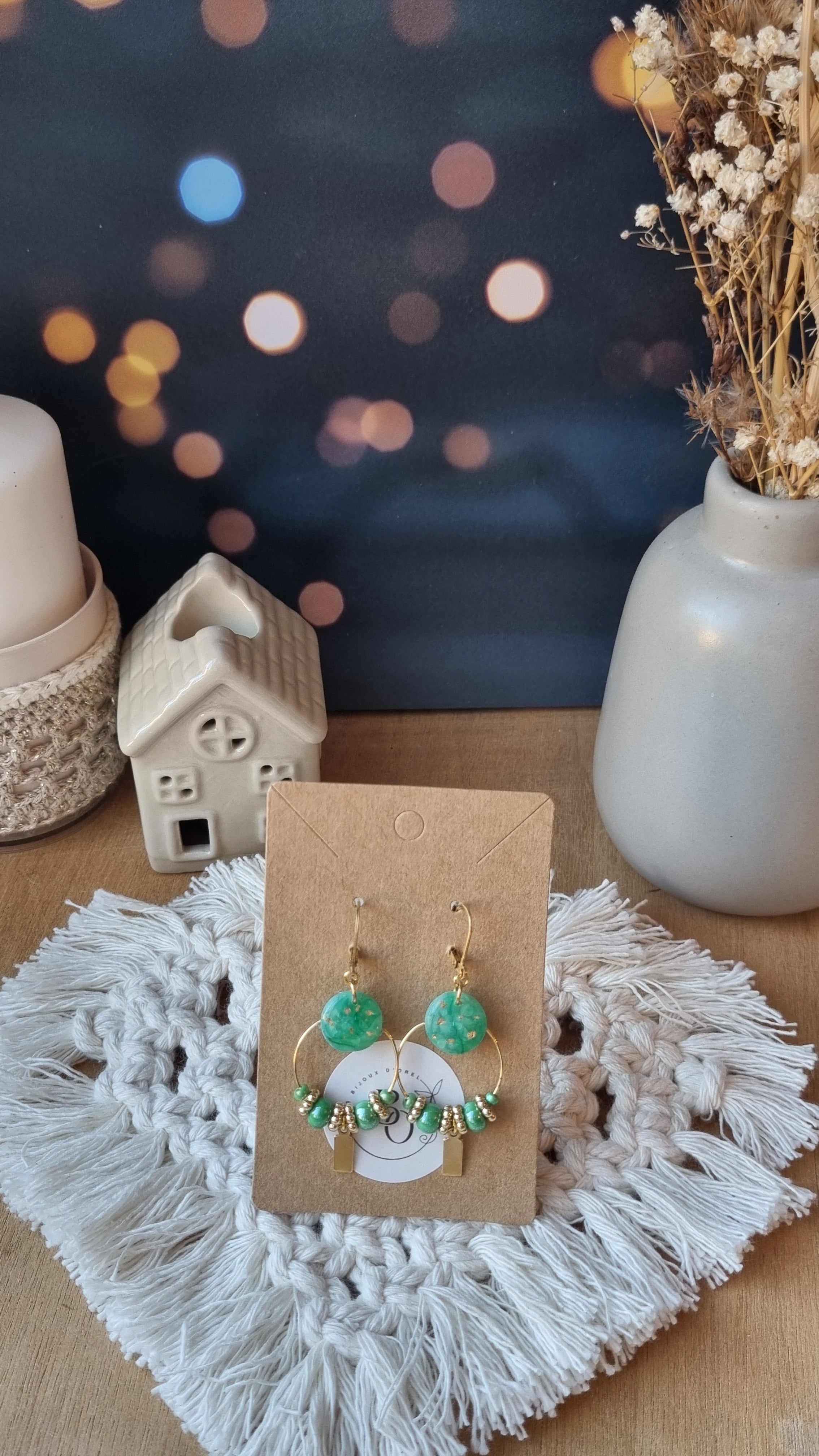 Boucles d'oreilles Maixent