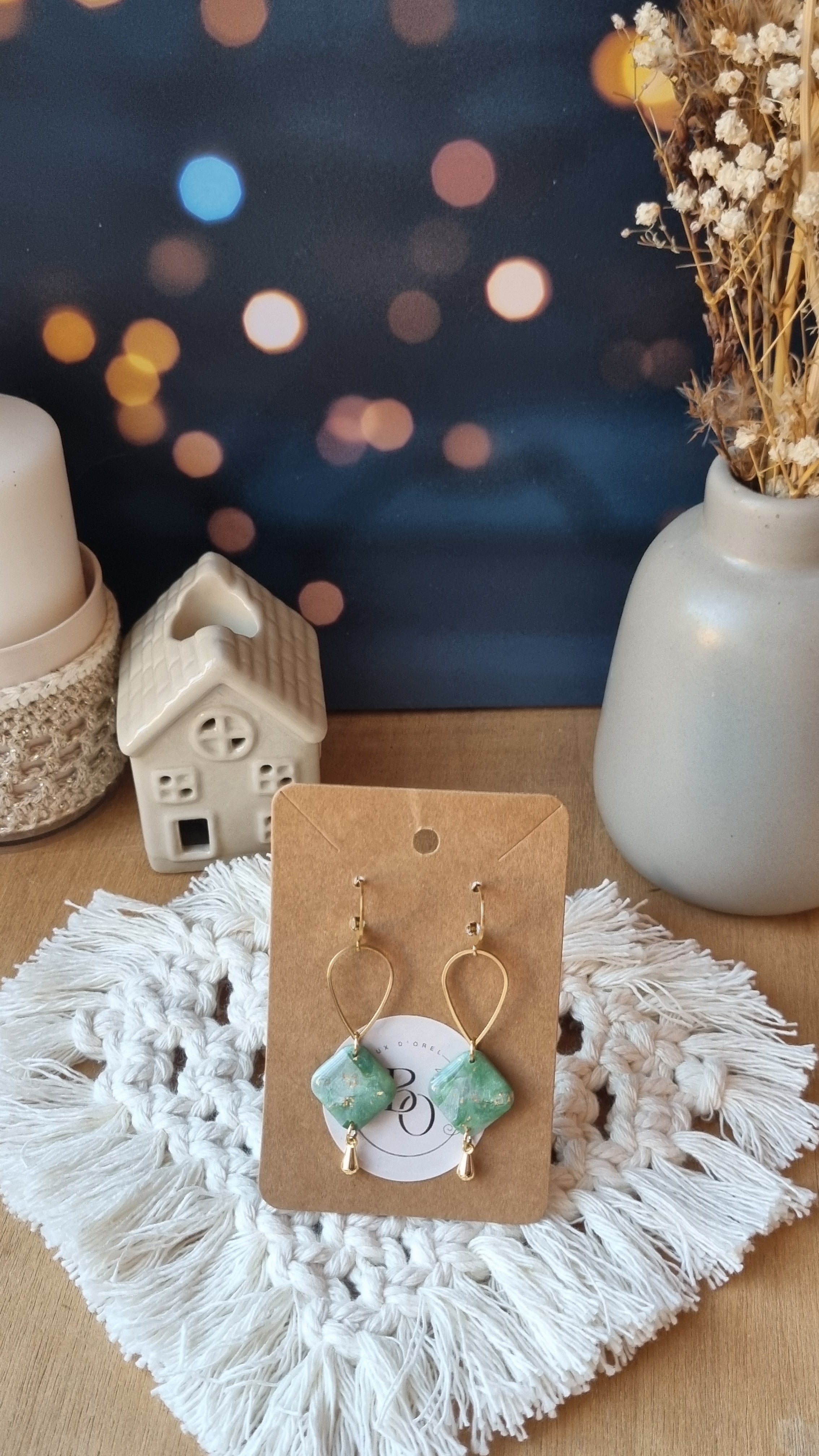 Boucles d'oreilles Maïté