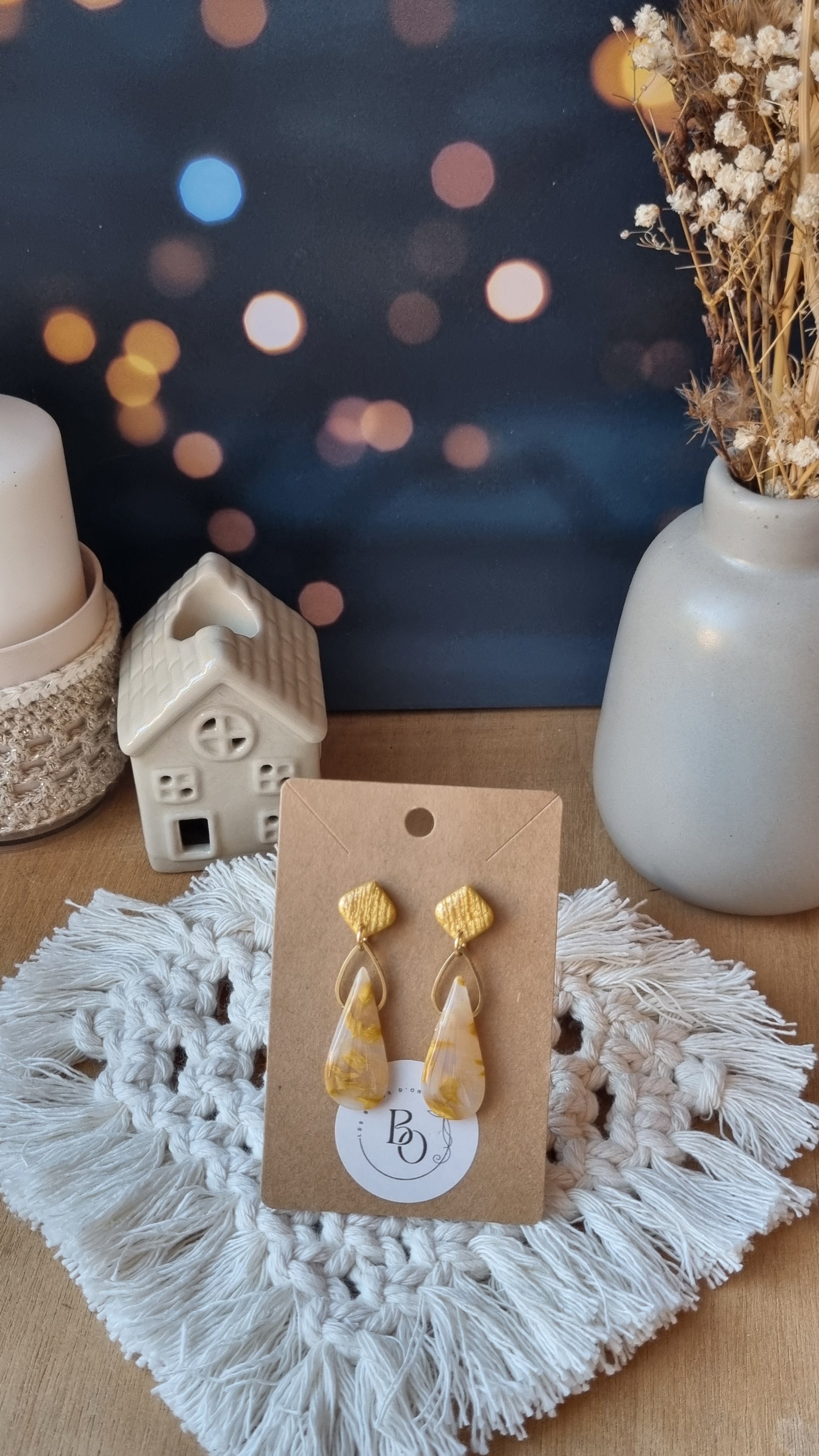 Boucles d'oreilles Malwen