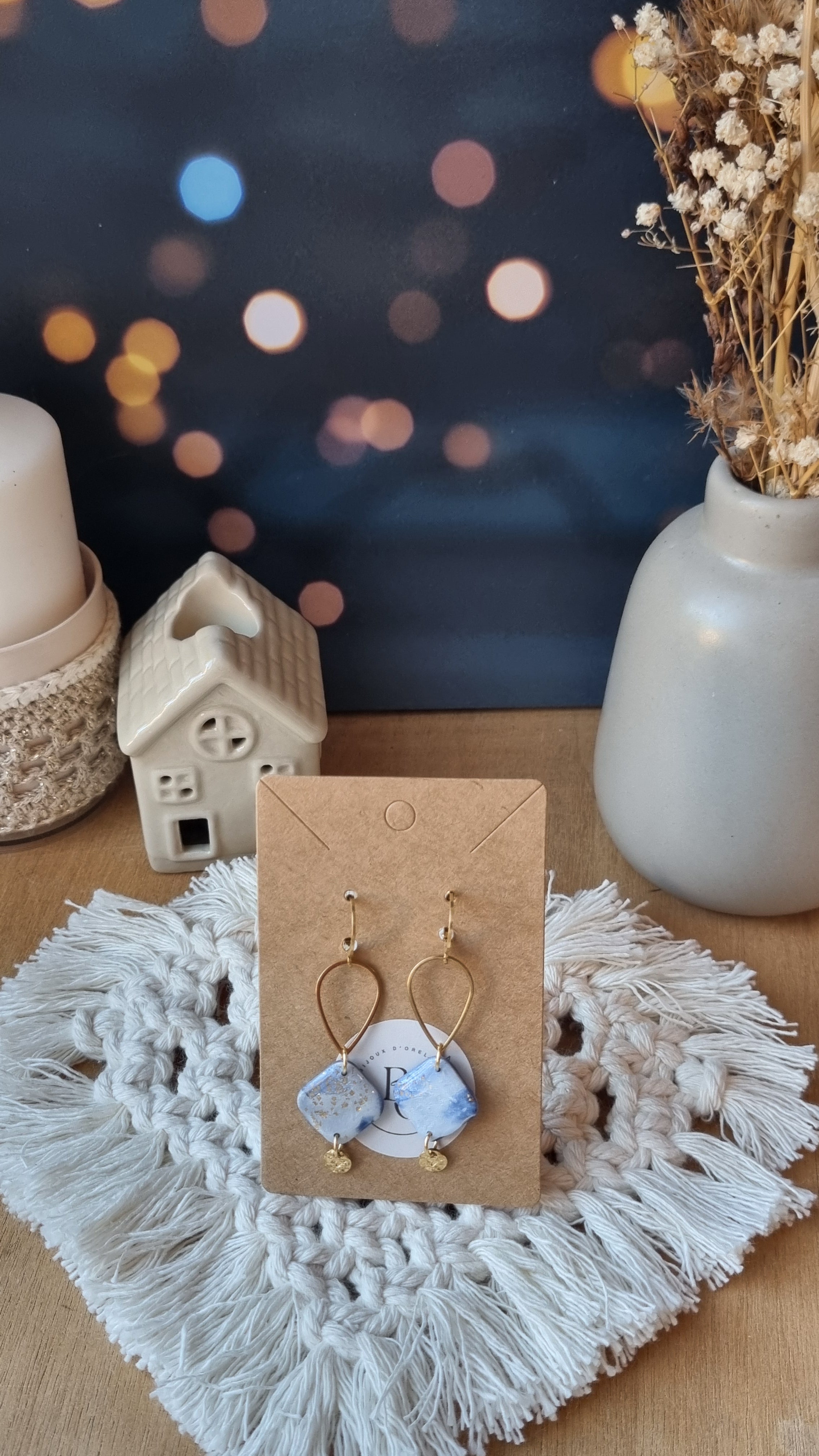 Boucles d'oreilles Marine