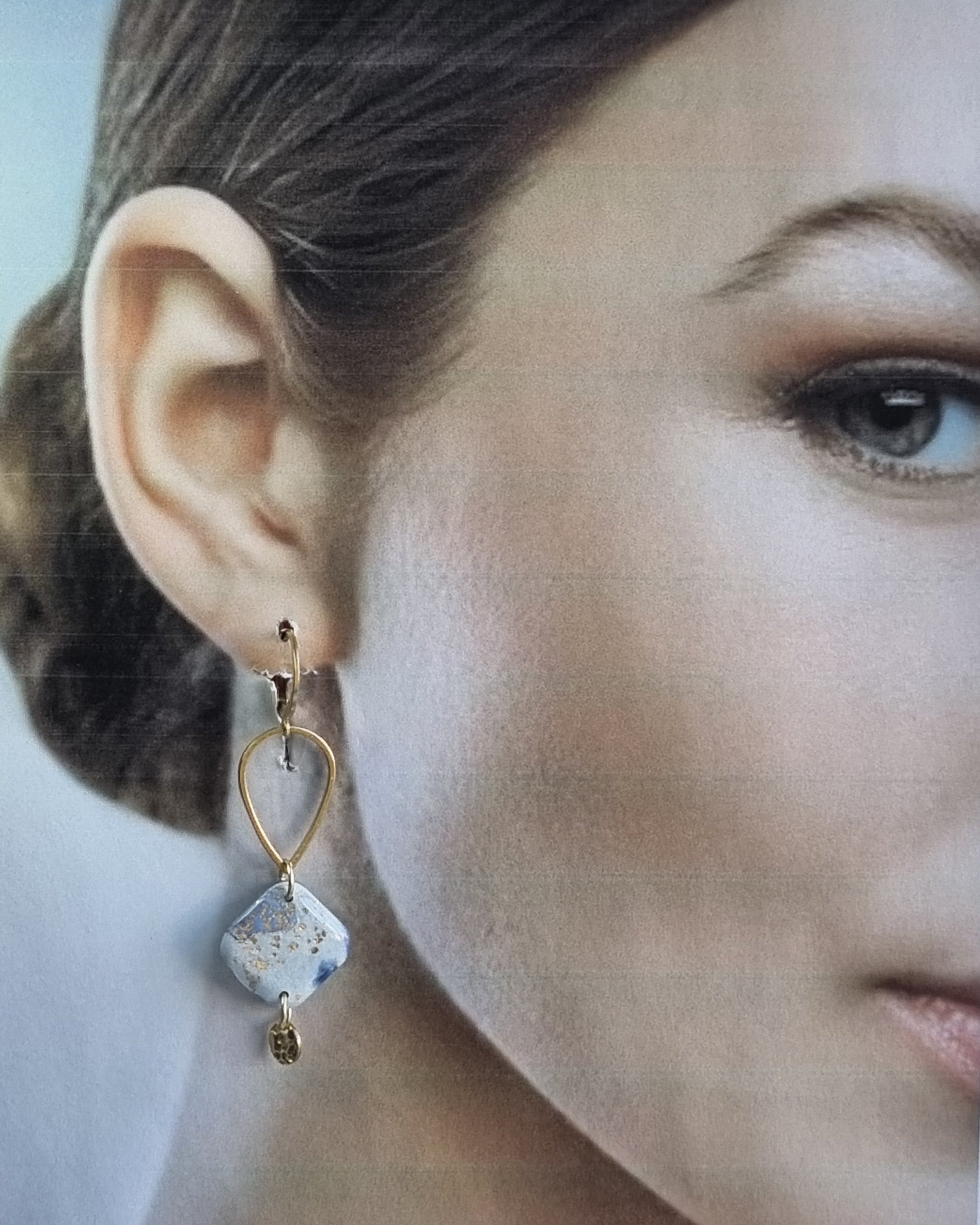 Boucles d'oreilles Marine