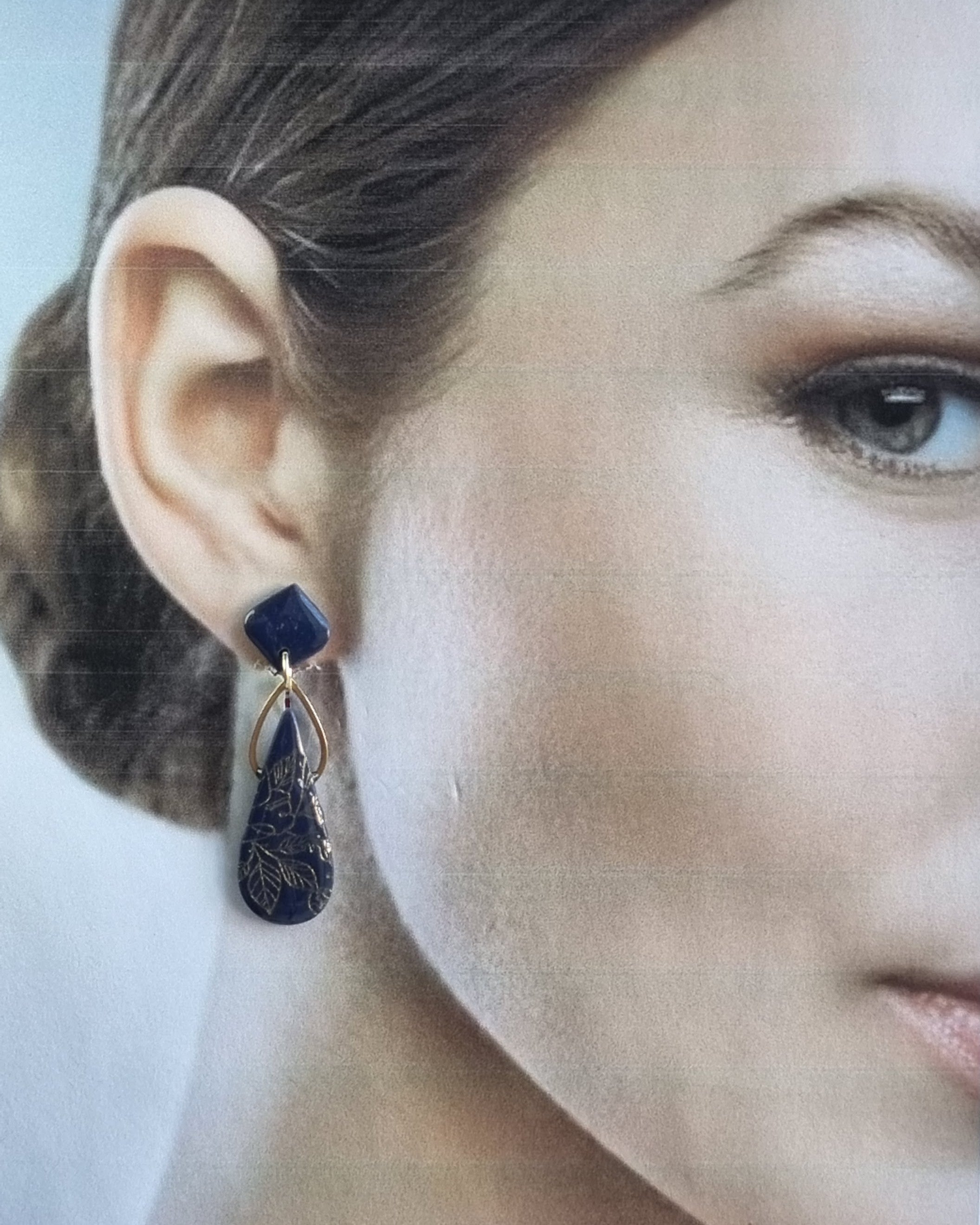Boucles d'oreilles Marguerite
