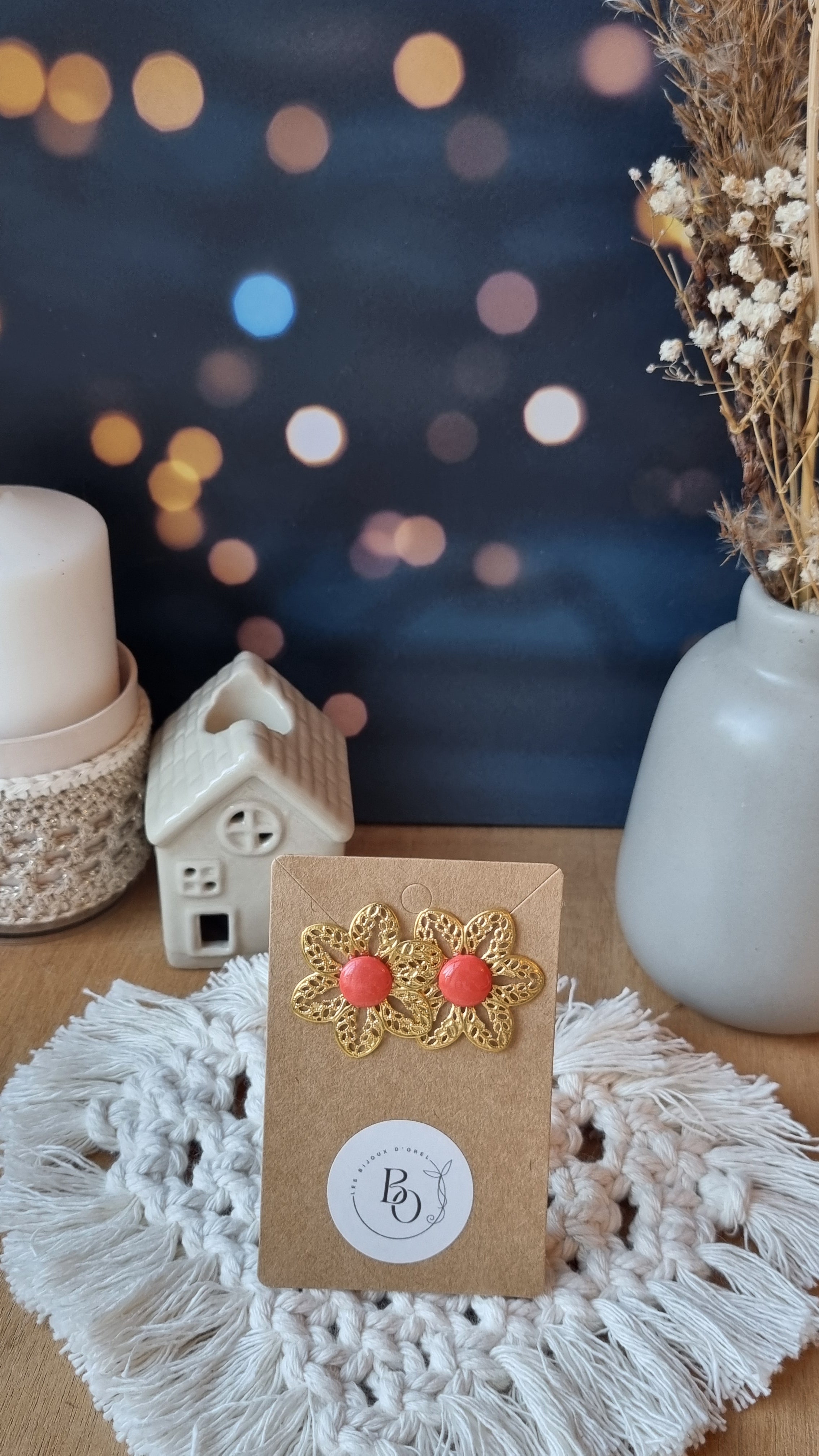 Boucles d'oreilles Mathilde