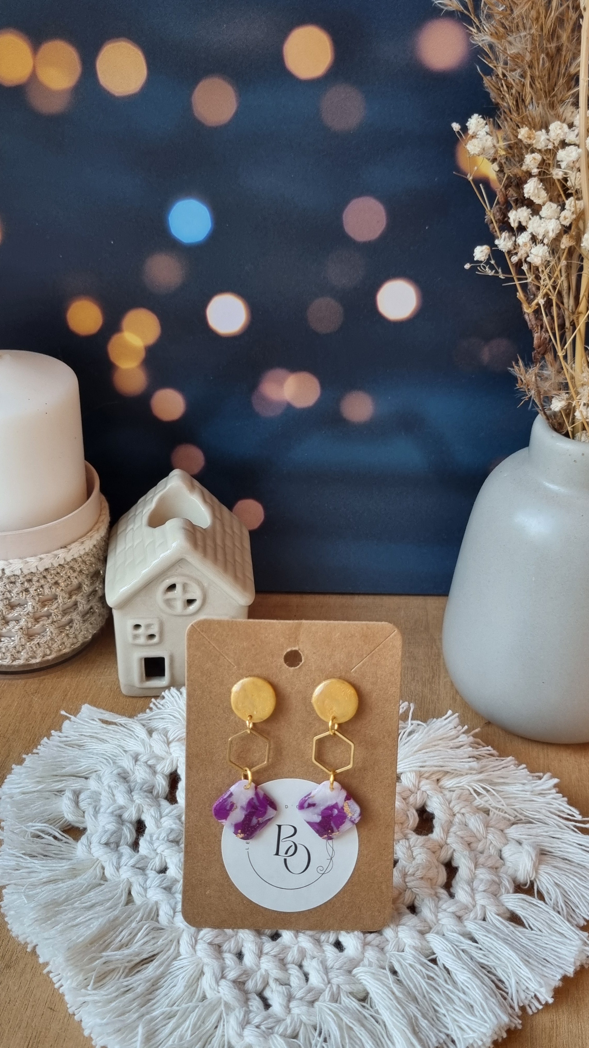 Boucles d'oreilles Marlèna