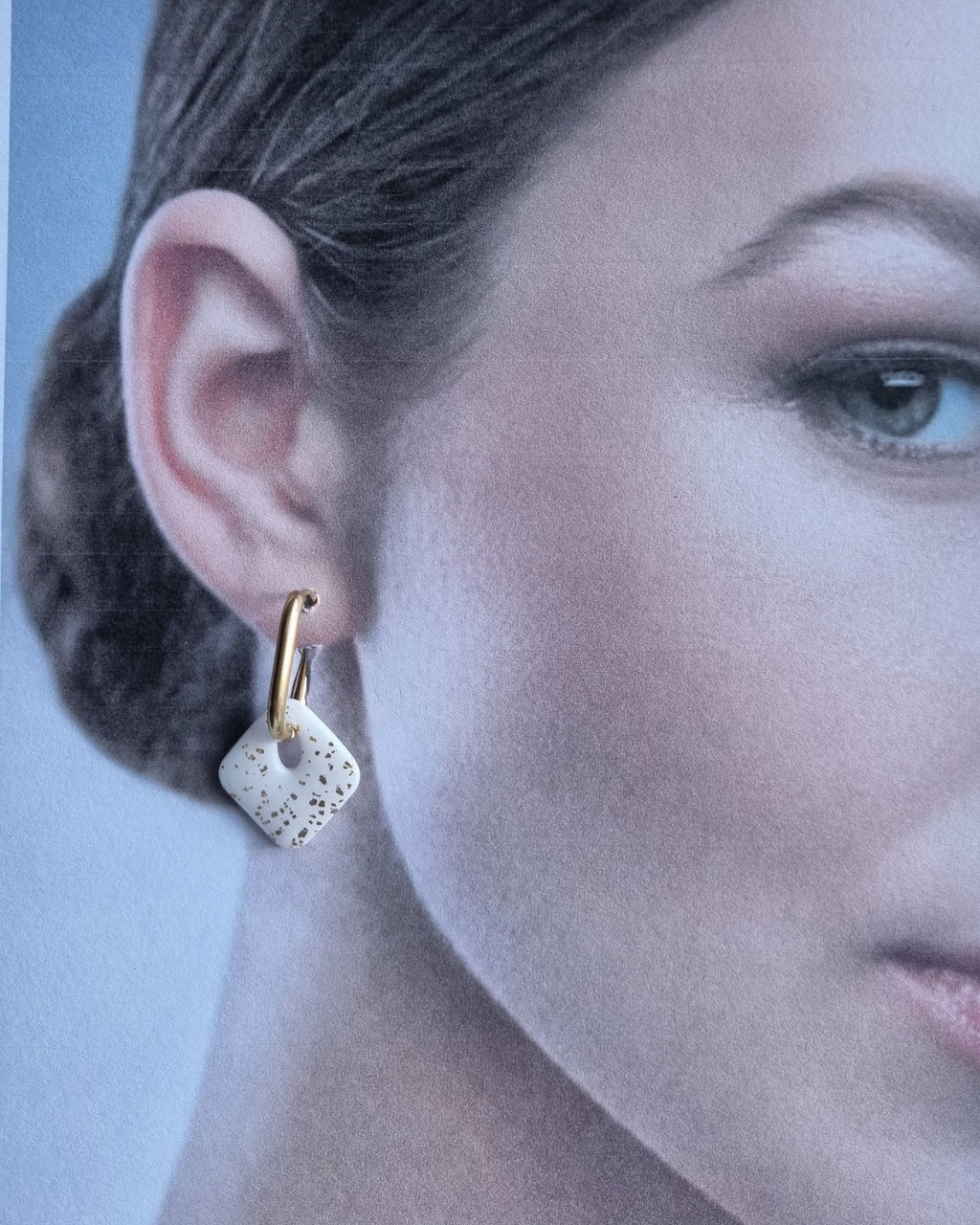 Créoles dorées ovales