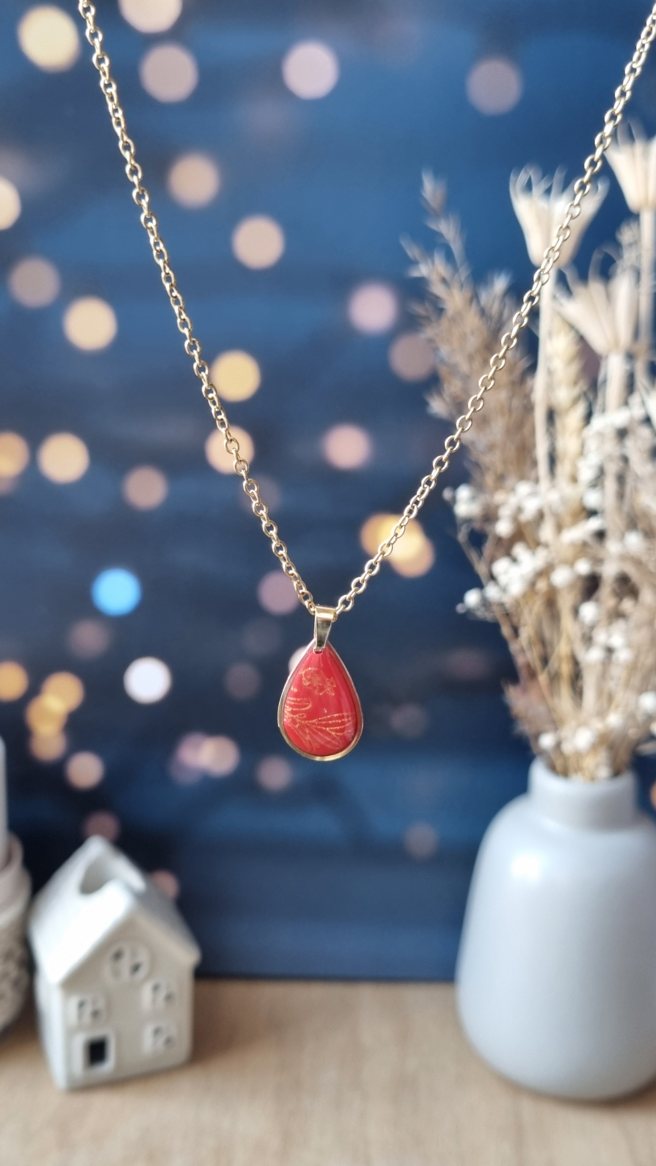 Collier Candide petit rouge