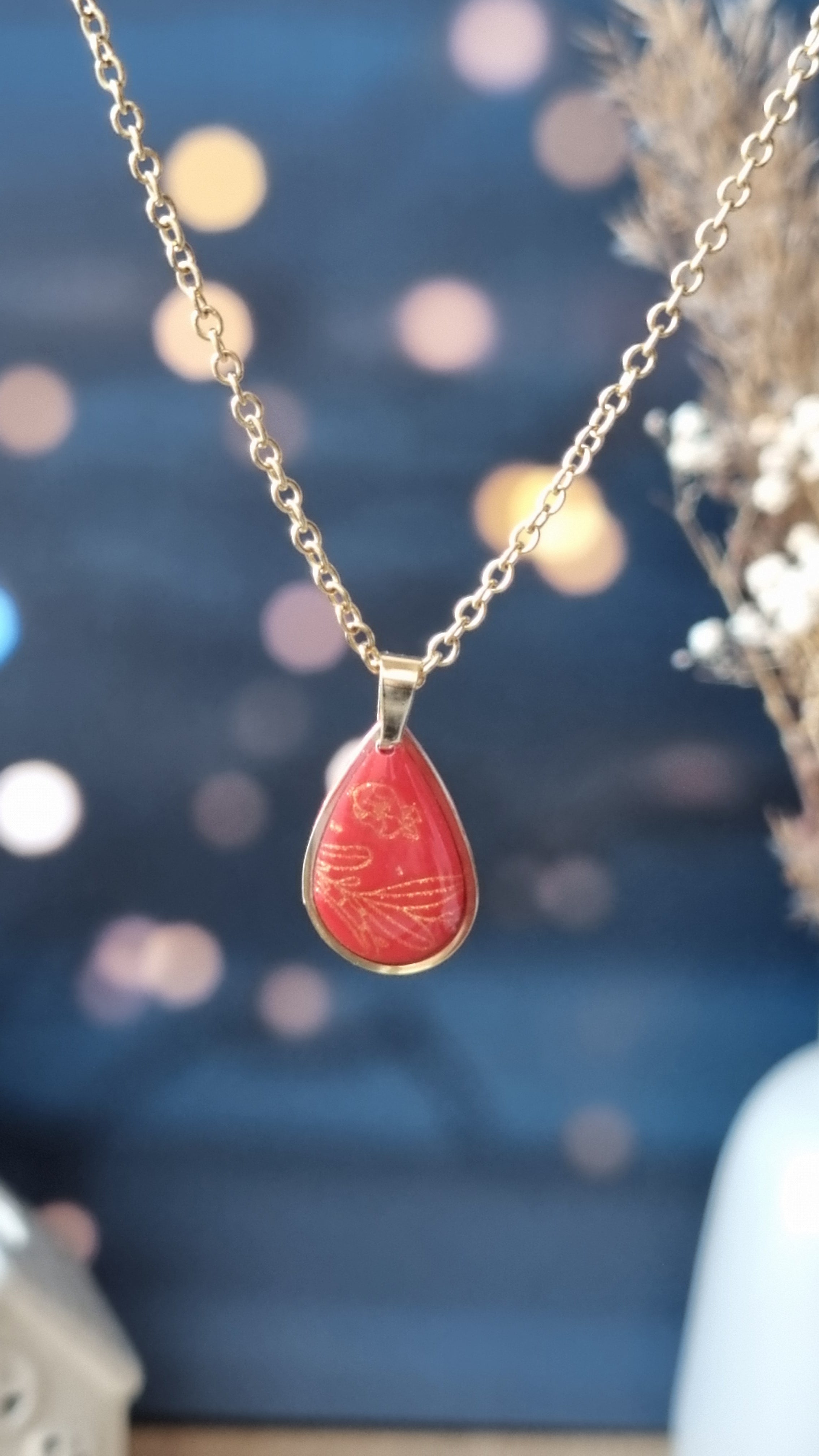 Collier Candide petit rouge