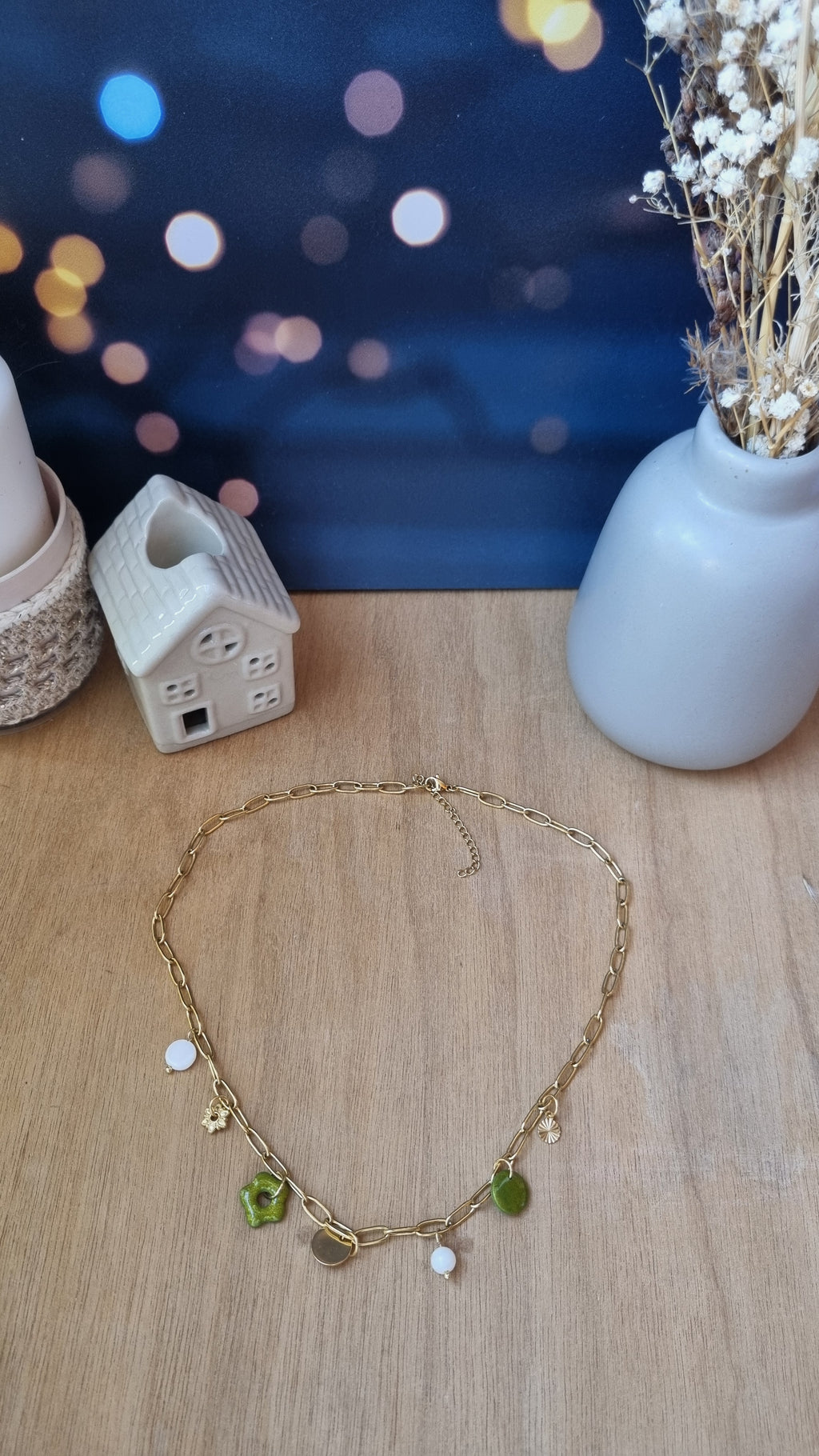 Collier Cantien vert