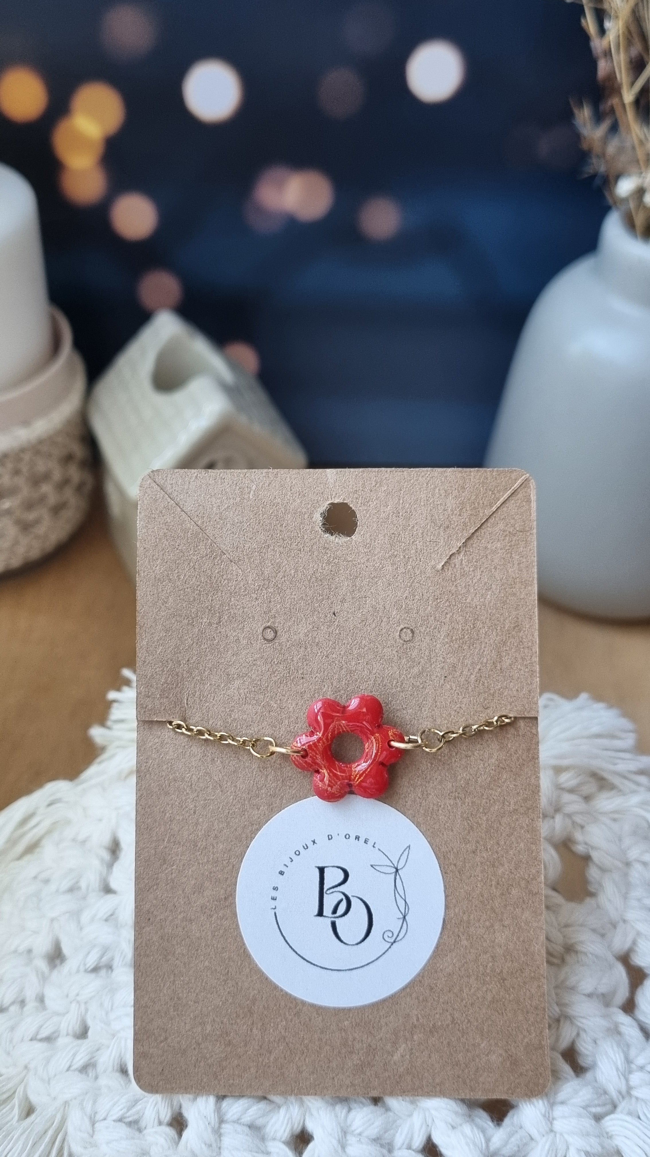 Bracelet Barthélémy rouge