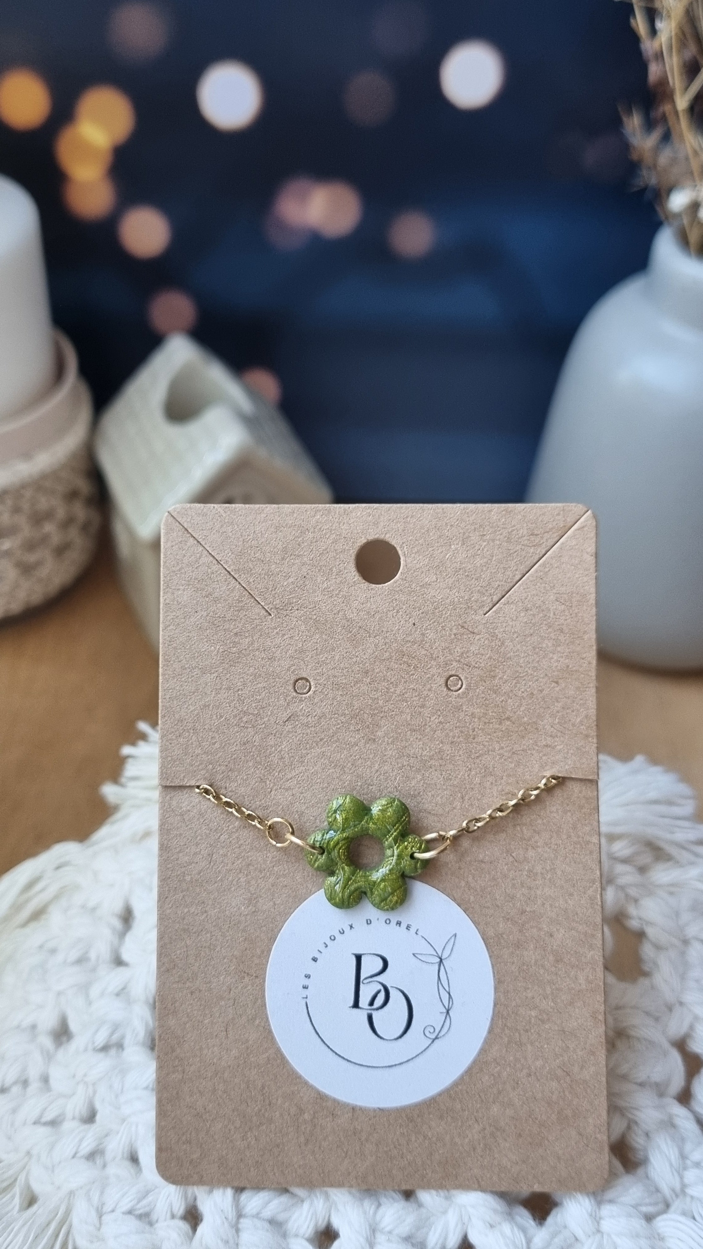 Bracelet Barthélémy kaki clair