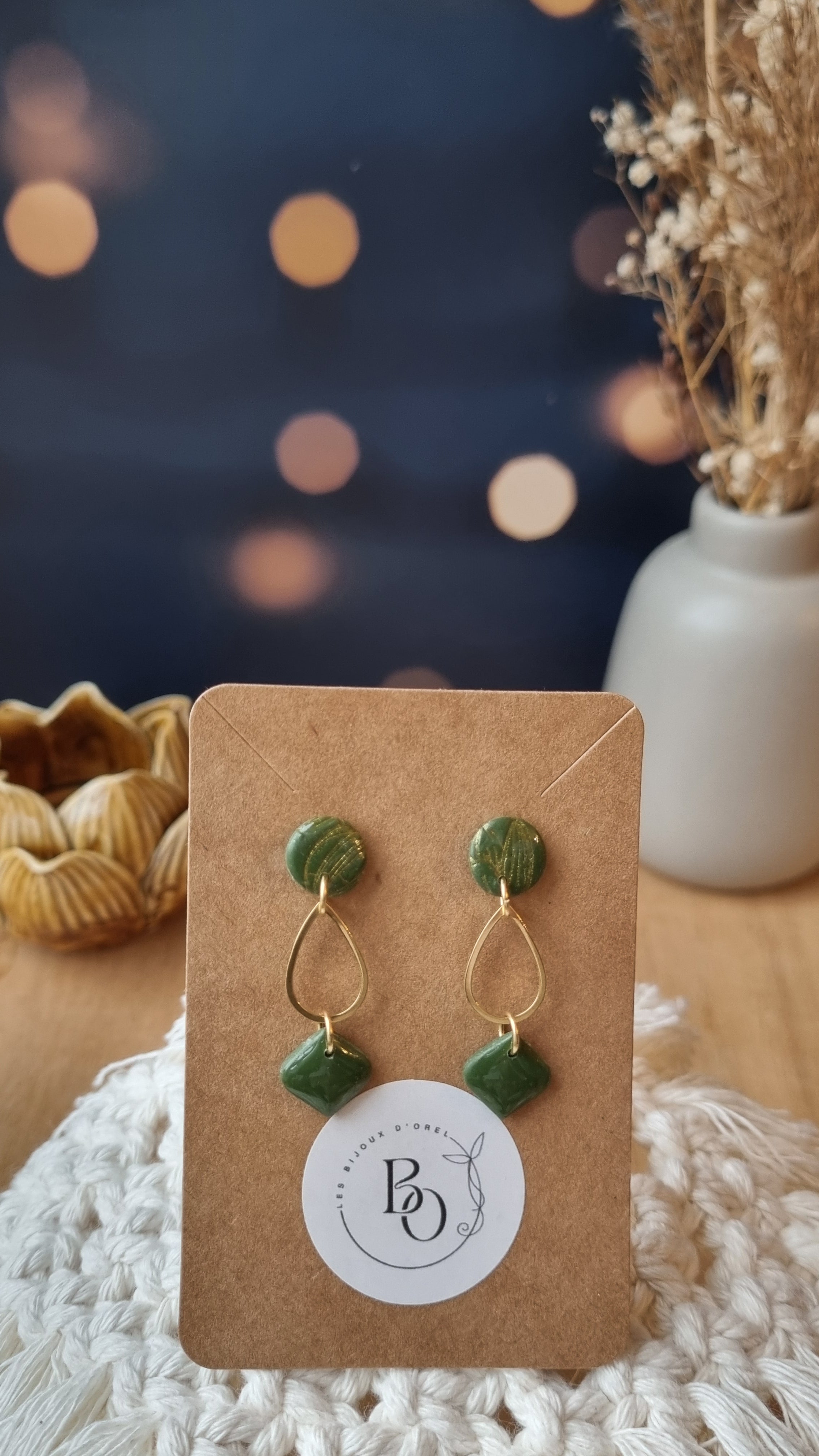 Boucles d'oreilles Mélanie