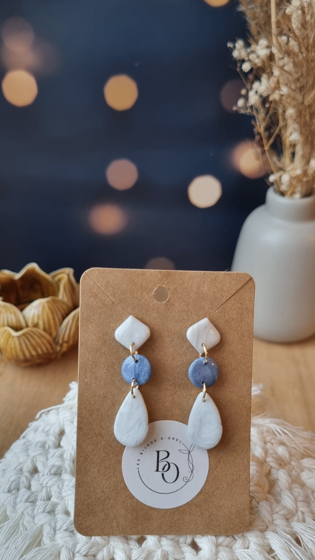 Boucles d'oreilles Marjo