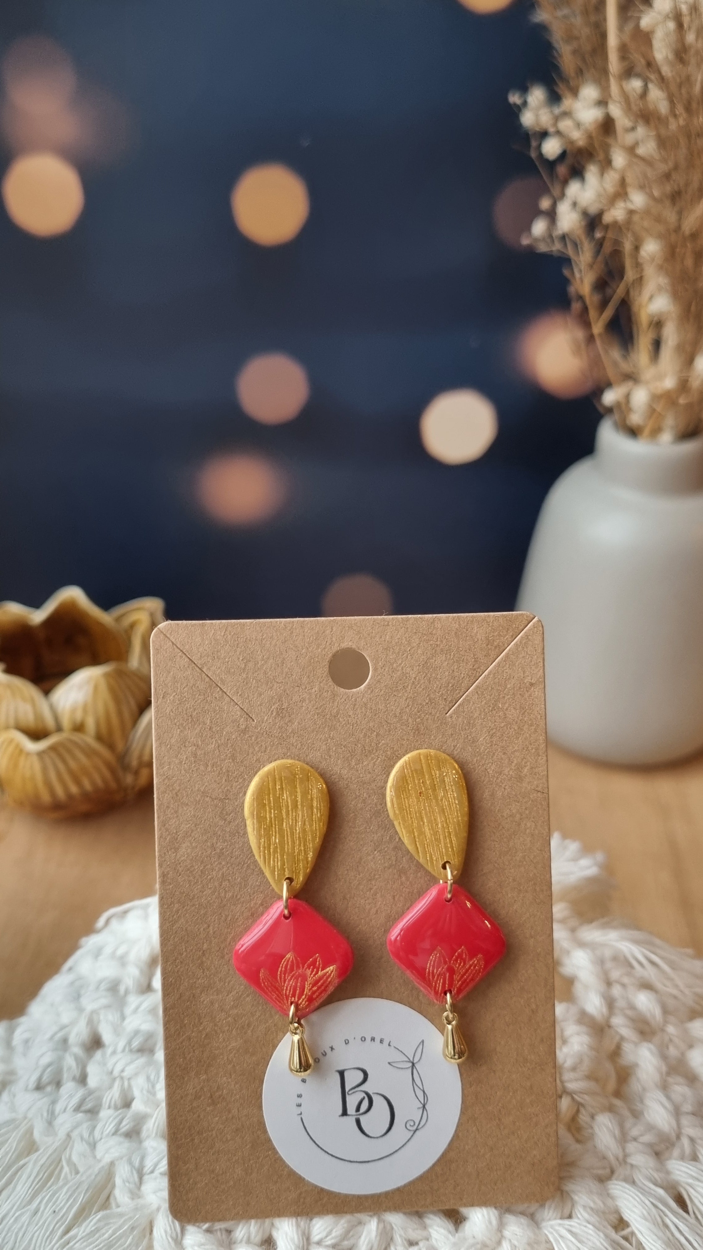 Boucles d'oreilles Marlène