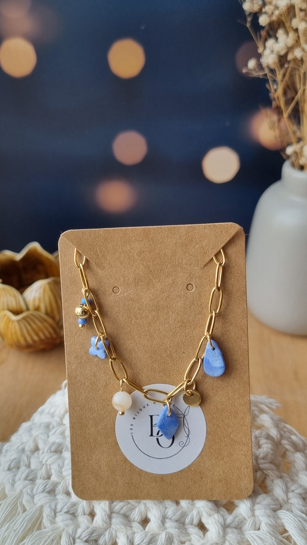 Bracelet Baruck bleu ciel