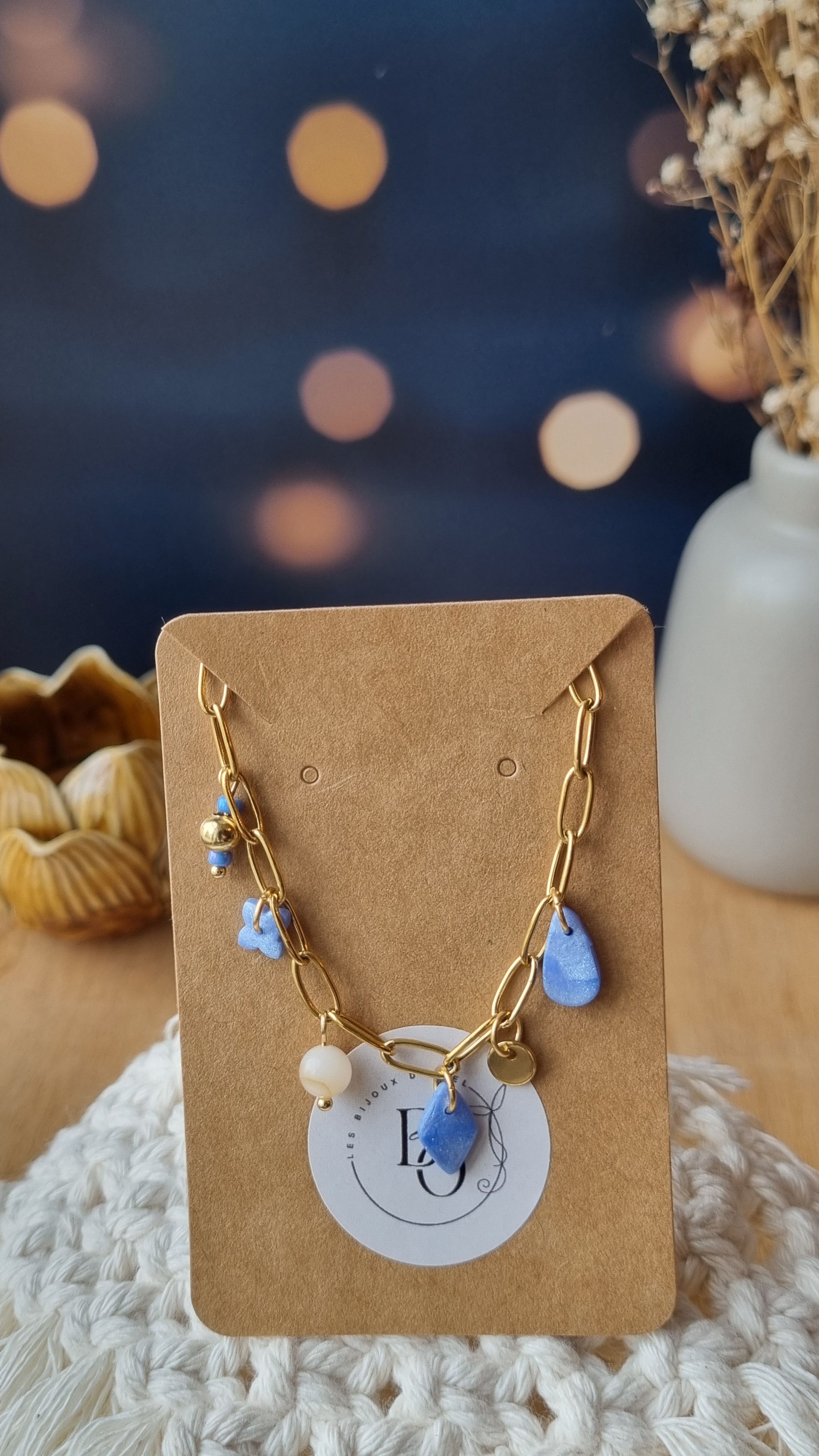 Bracelet Baruck bleu ciel