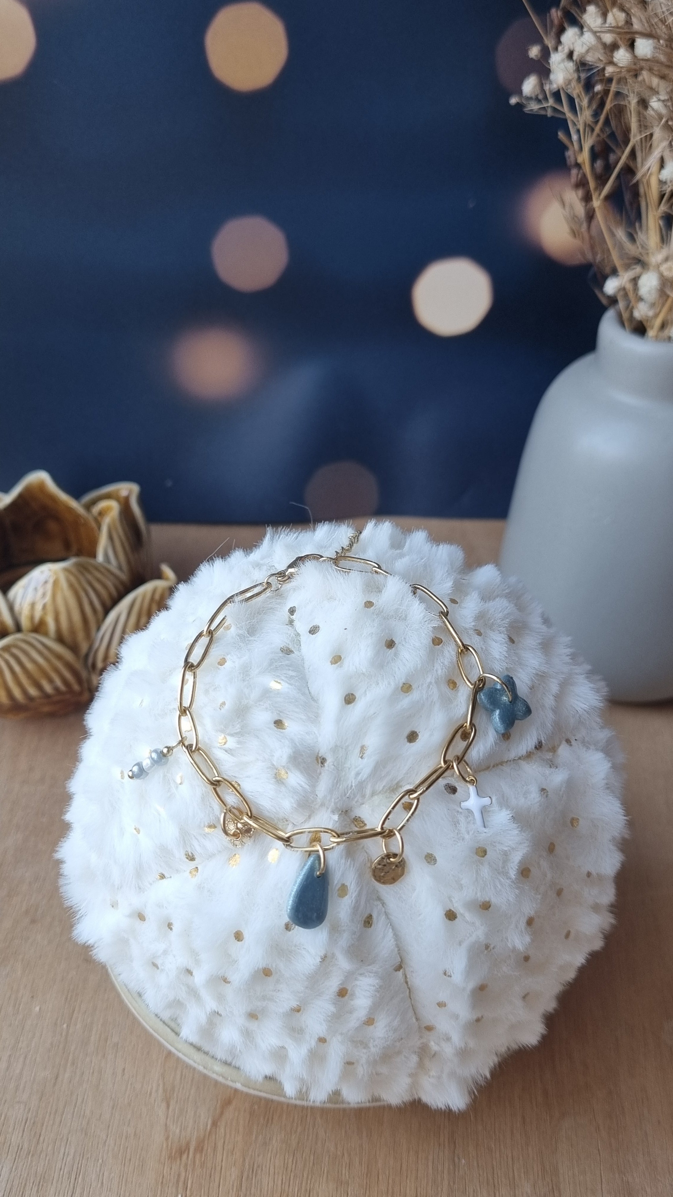 Bracelet Baruck vert nacré