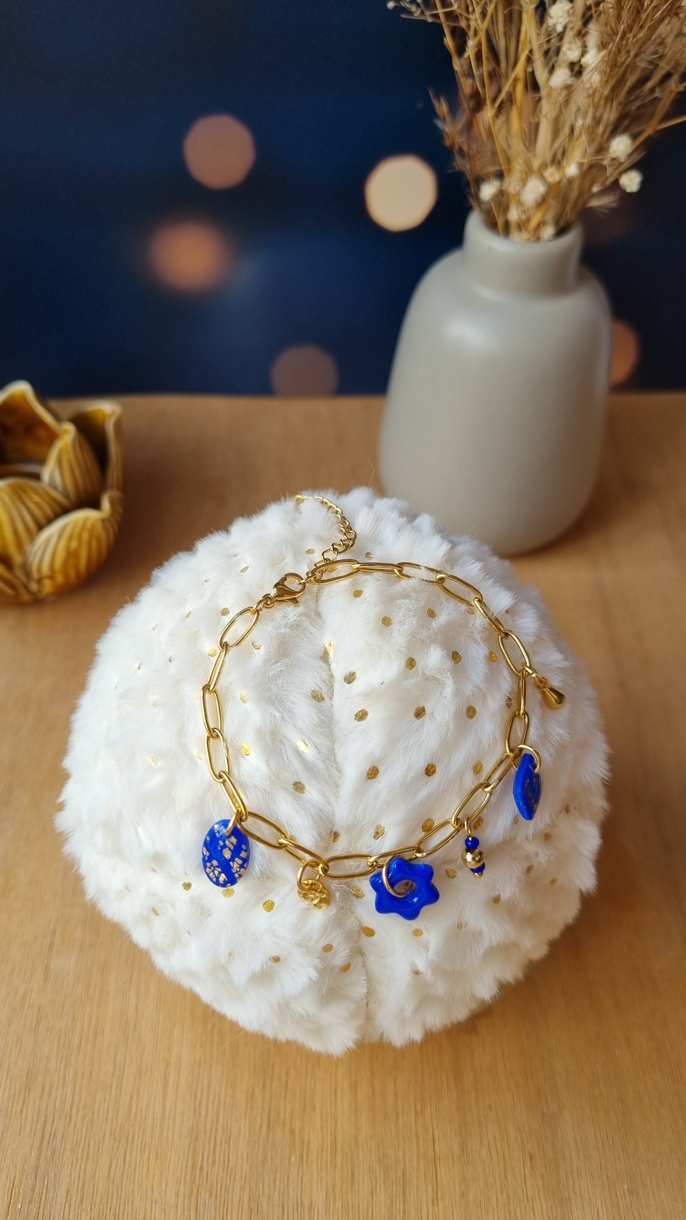Bracelet Baruck bleu roi