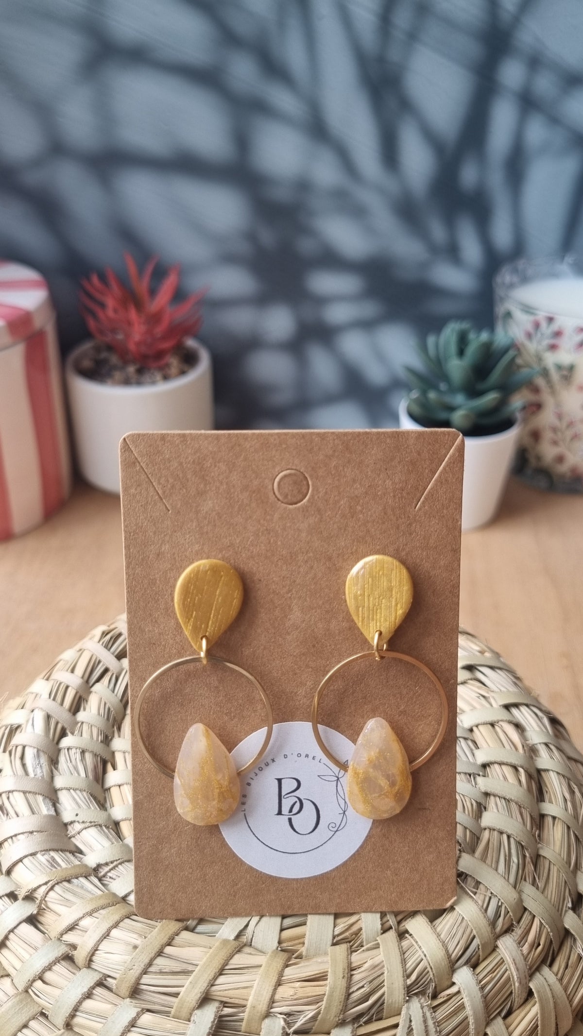 Boucles d'oreilles Faustine