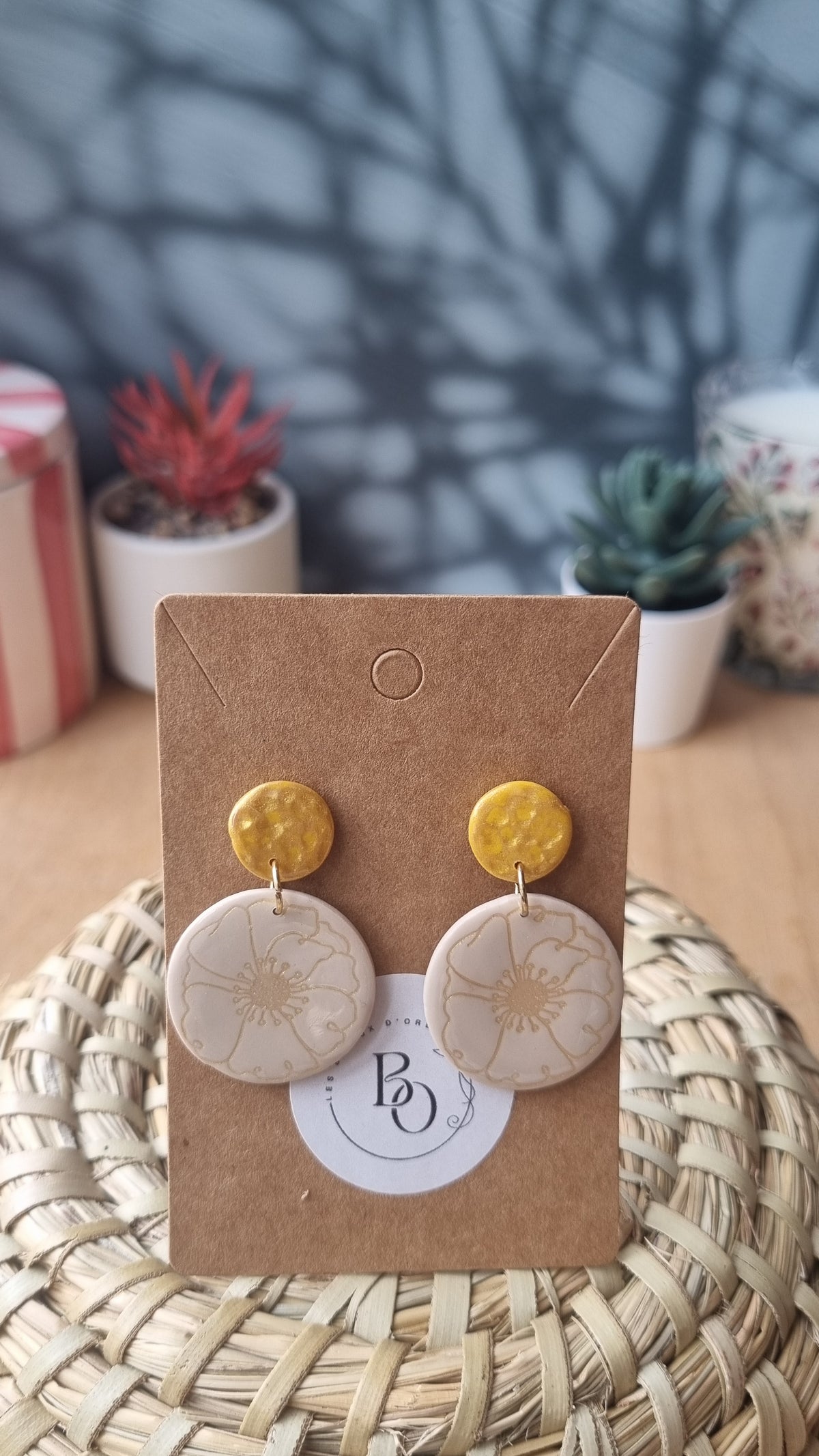 Boucles d'oreilles Flora