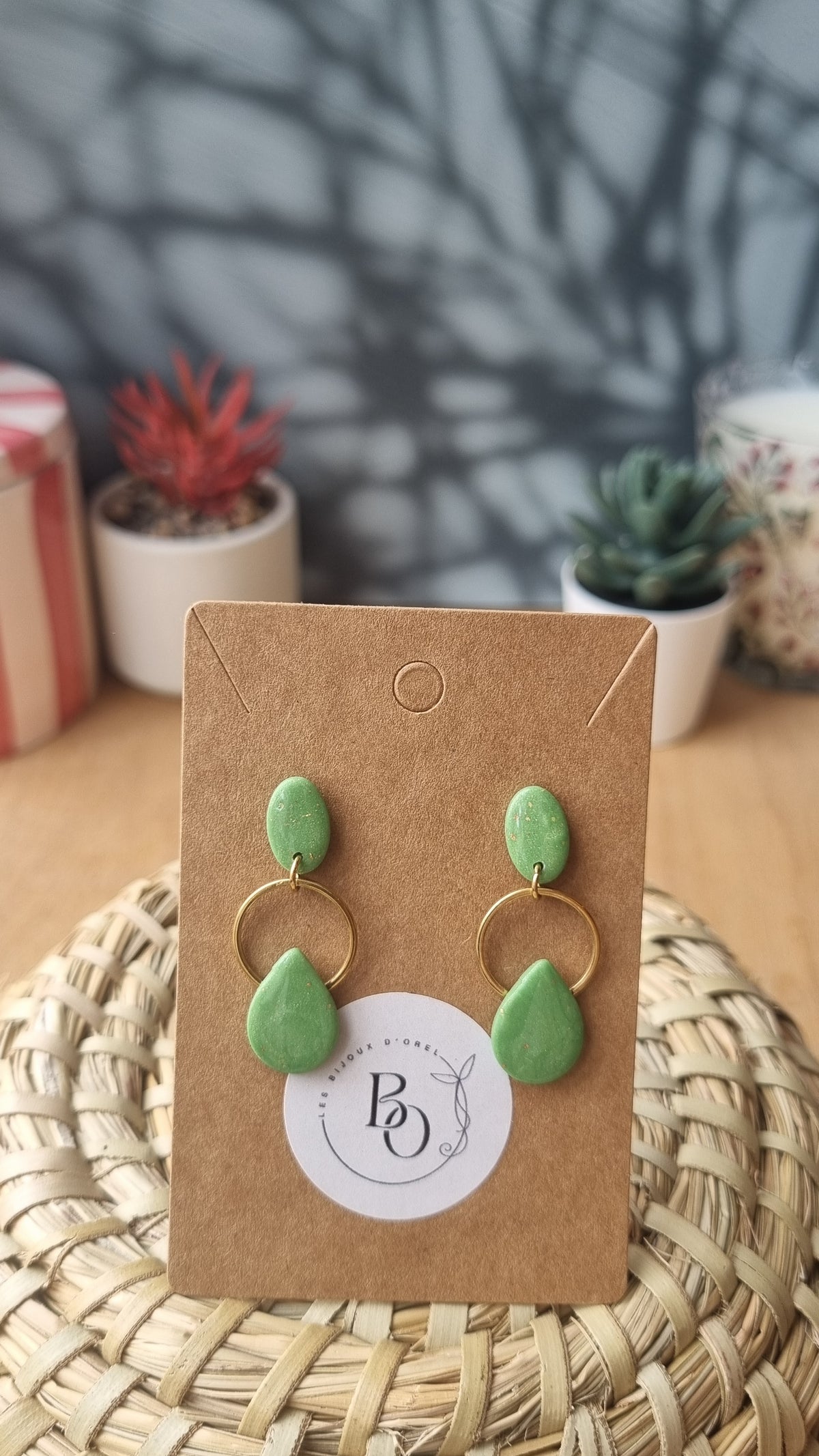Boucles d'oreilles Macaire