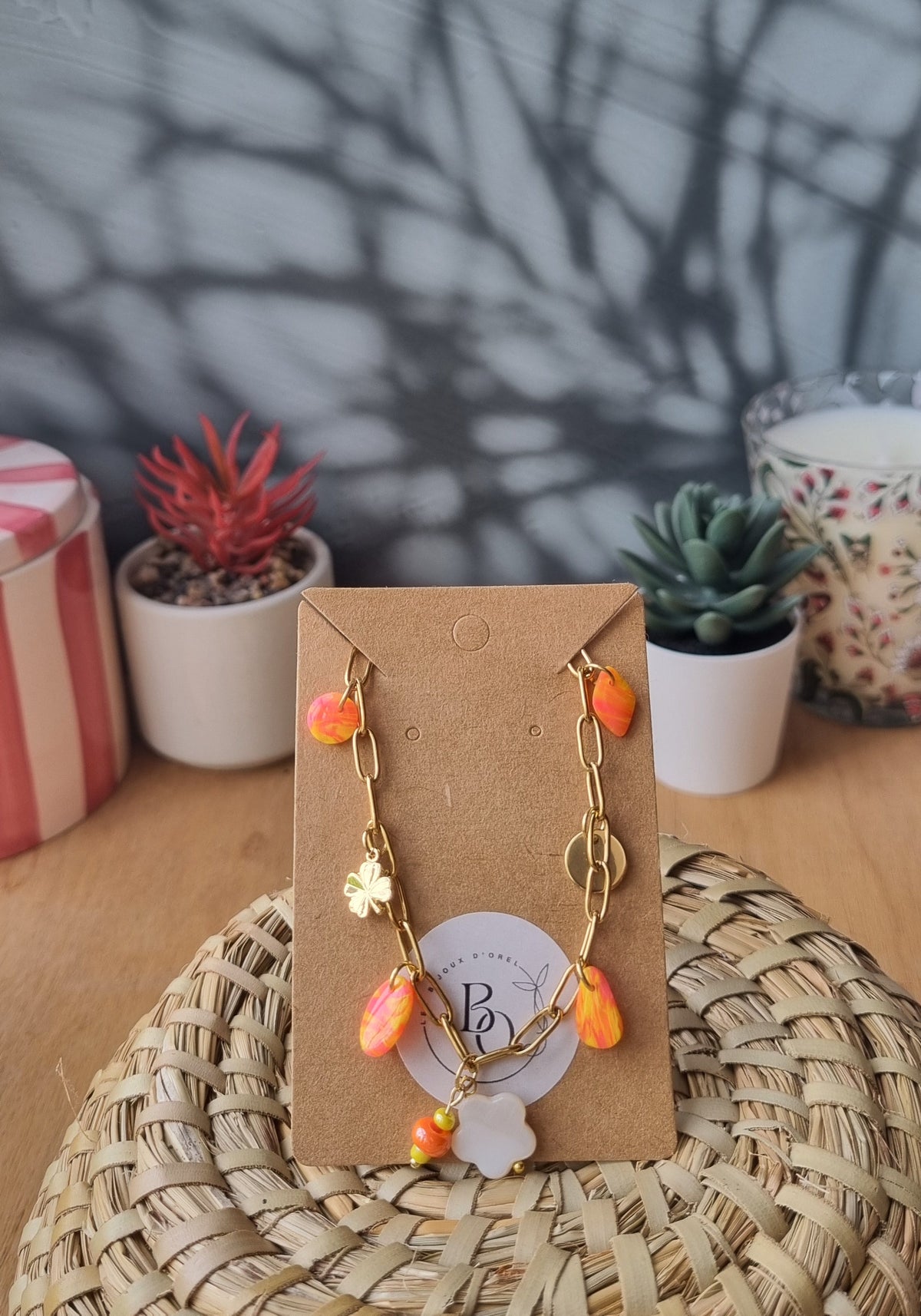 Collier Cantien fluo